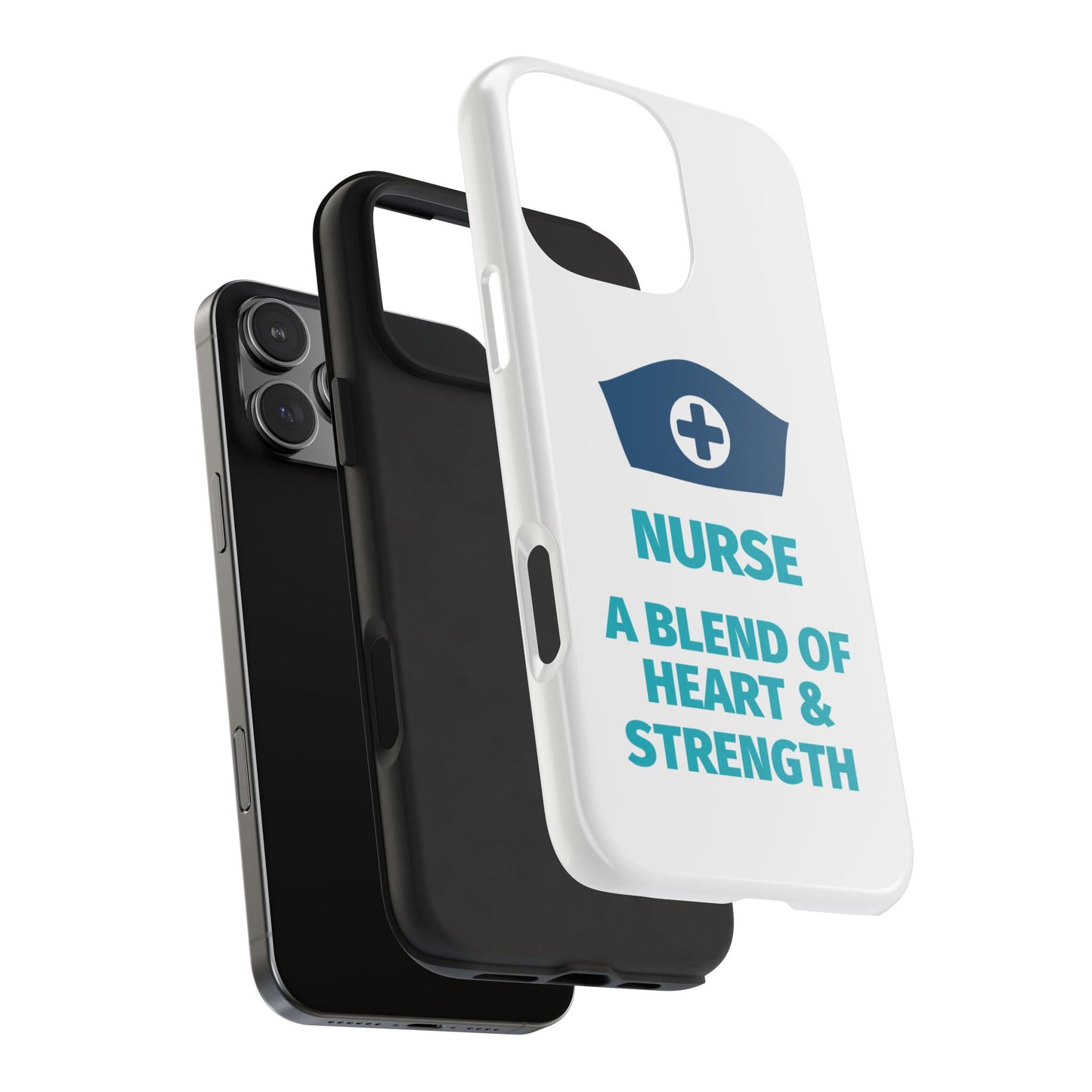 Nurse A Blend of Heart & Strength - Tough iPhone Cases - Choose your Size