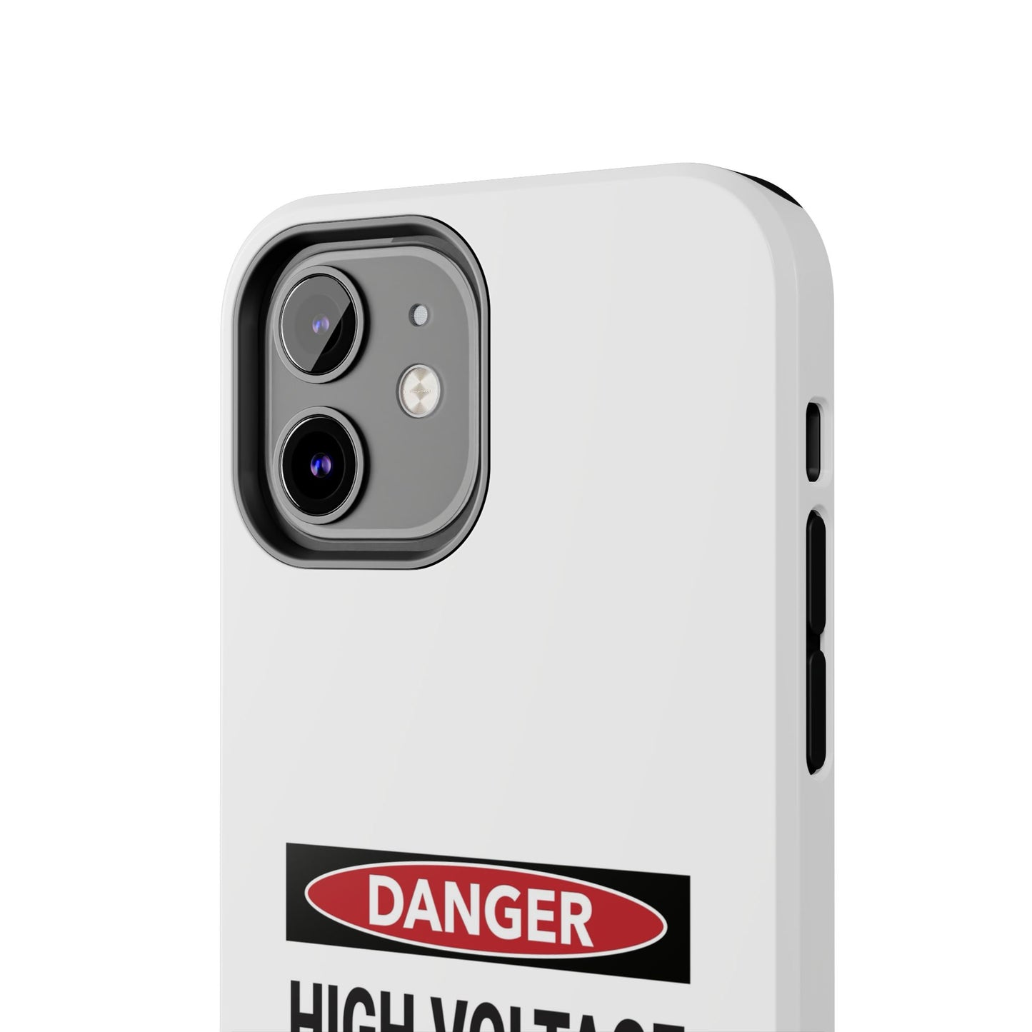 Danger High Voltage Keep Away - Tough iPhone Cases - Choose your Size