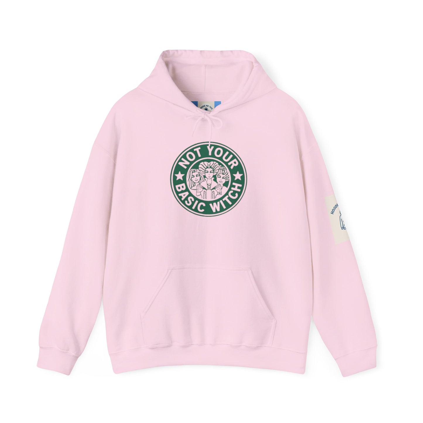 NOT YOUR BASIC WITCH - Unisex Heavy Blend™ Hooded Sweatshirt