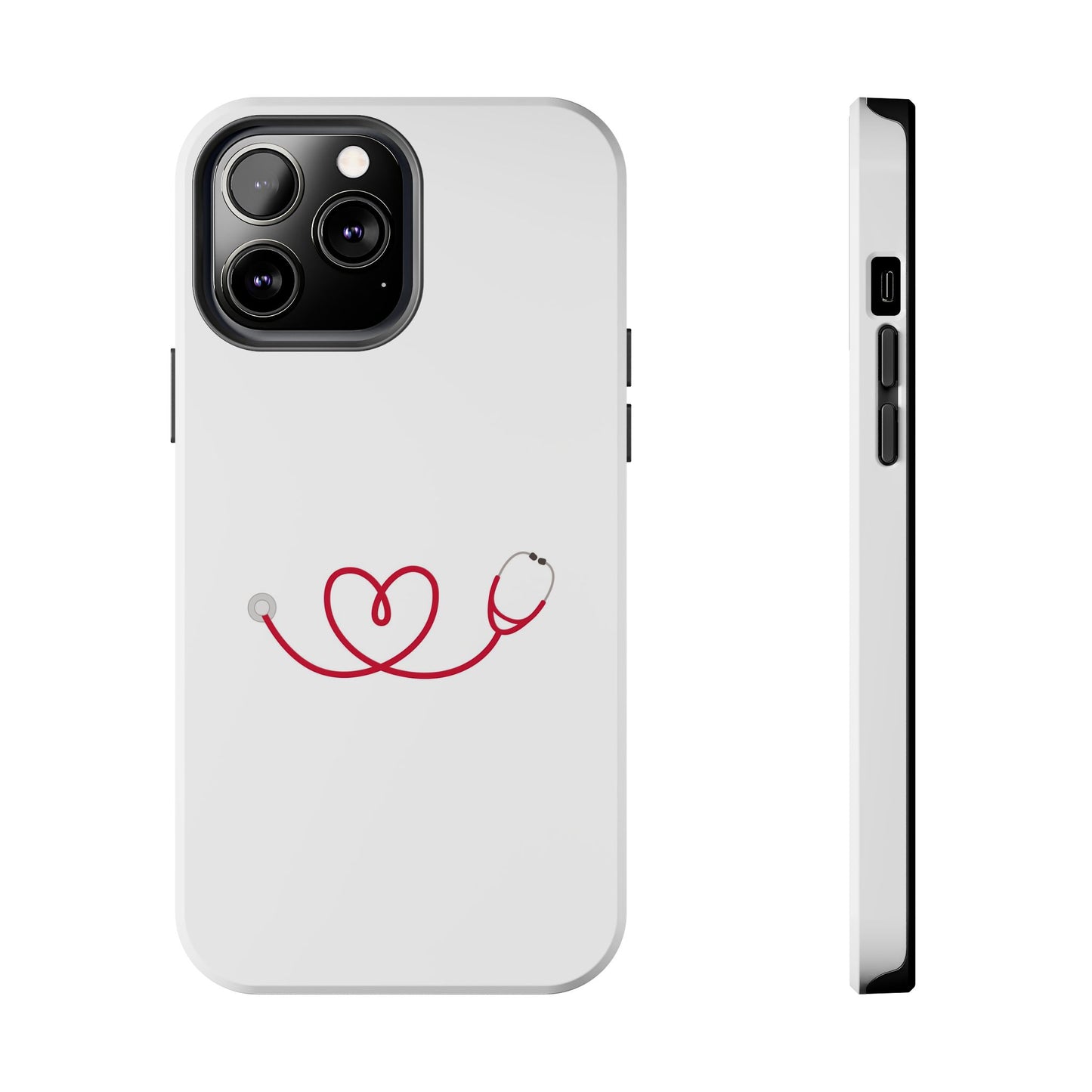Stethoscope Heart - Tough iPhone Cases - Choose your Size