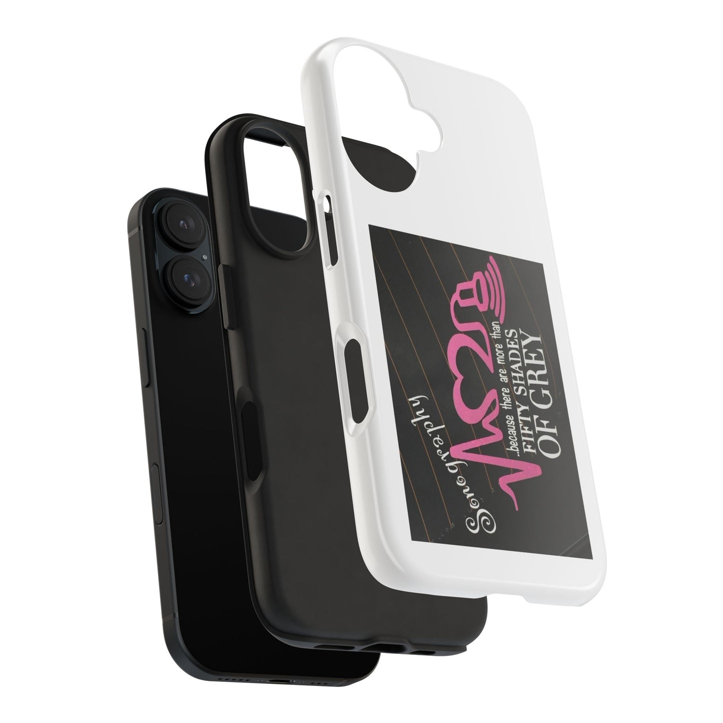 Sonography because there are more than 50 Shades Of Gray - Tough iPhone Cases - Choose your Size