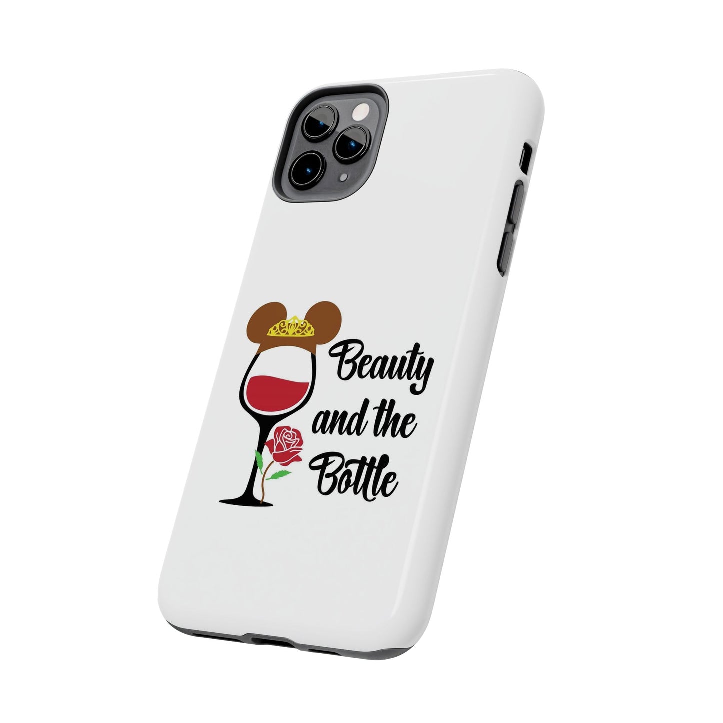 Beauty and the Bottle - Tough iPhone Cases - Choose your Size