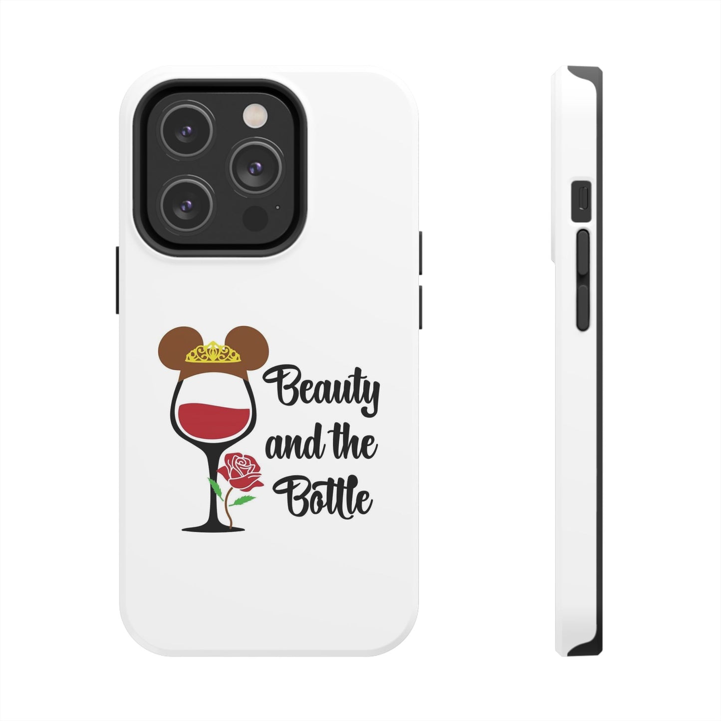 Beauty and the Bottle - Tough iPhone Cases - Choose your Size