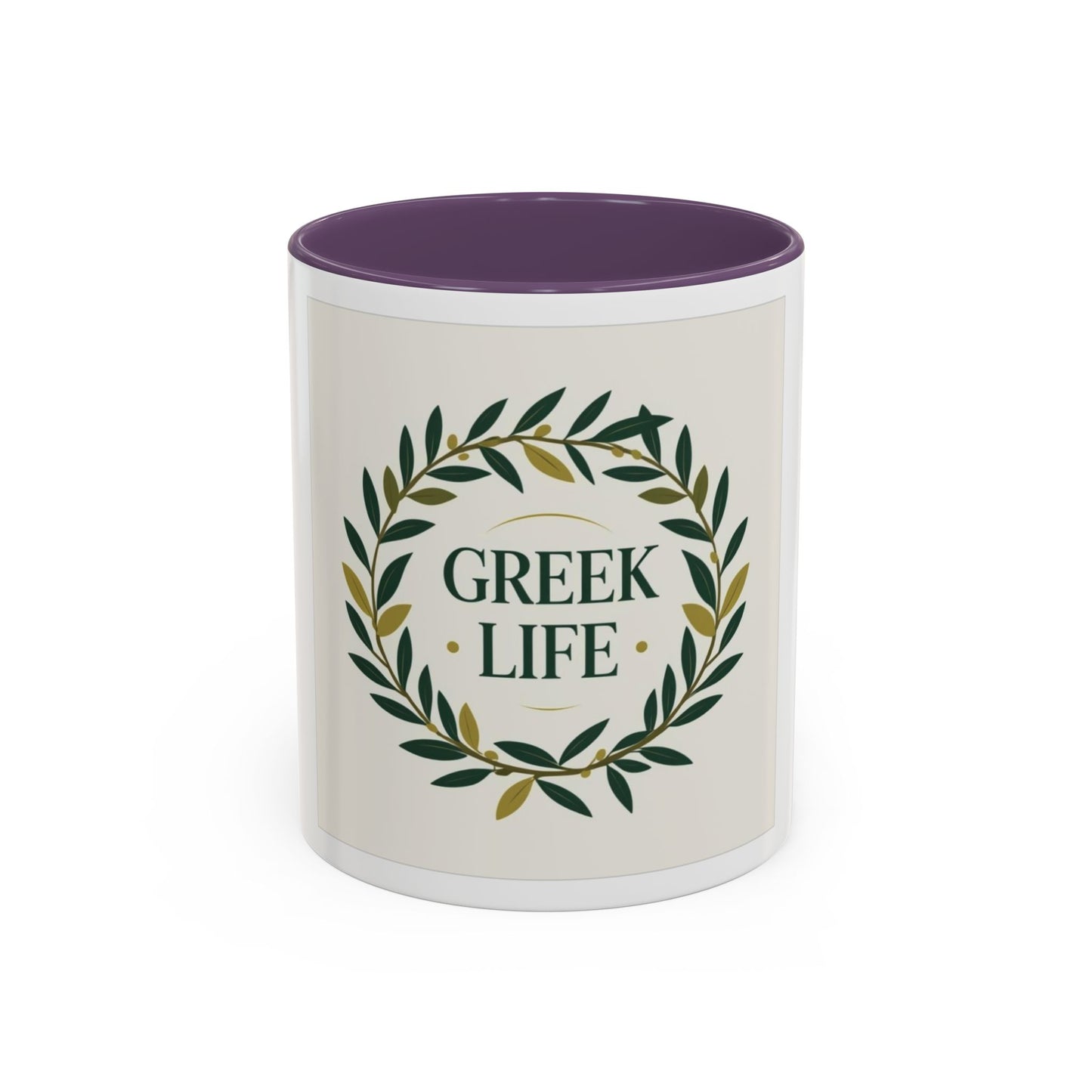 Greek Life Accent Coffee Mug | Perfect for Sororities, College Gifts, Friends, Graduations, Home Decor