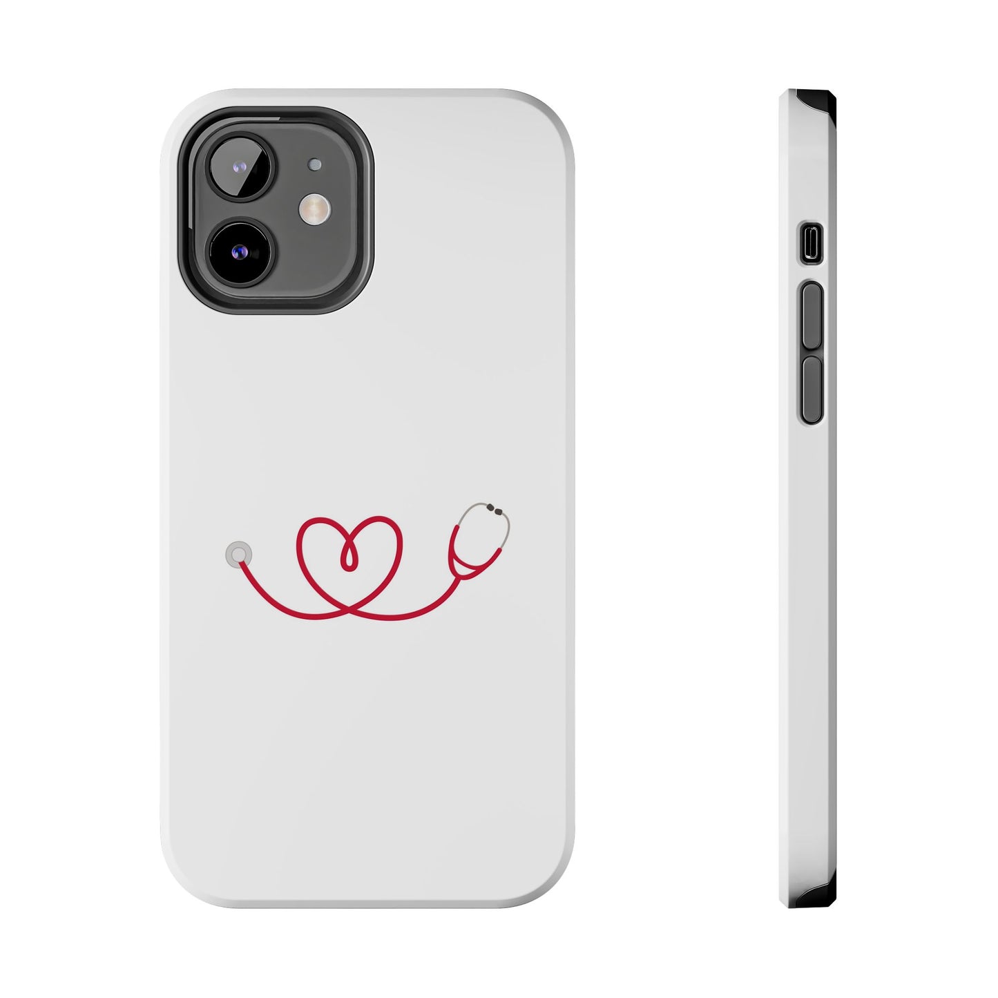 Stethoscope Heart - Tough iPhone Cases - Choose your Size