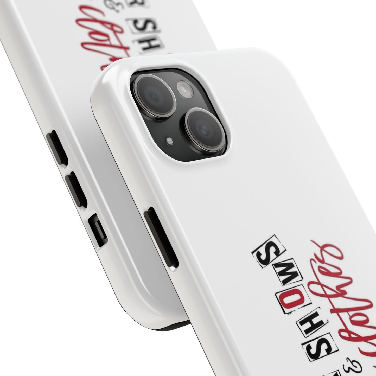 MURDER SHOWS & comfy clothes - Tough iPhone Cases - Choose your Size