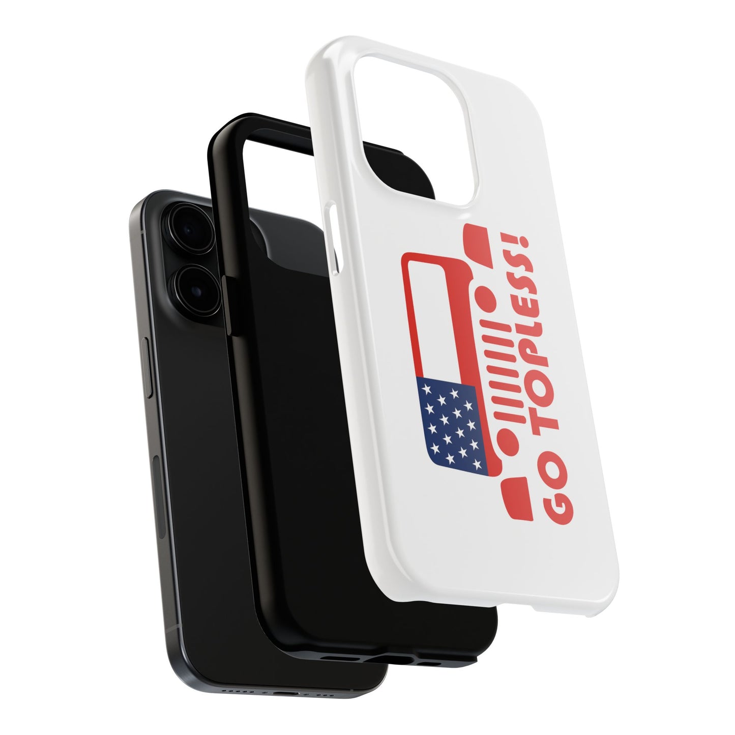GO TOPLESS - Tough iPhone Cases - Choose your Size
