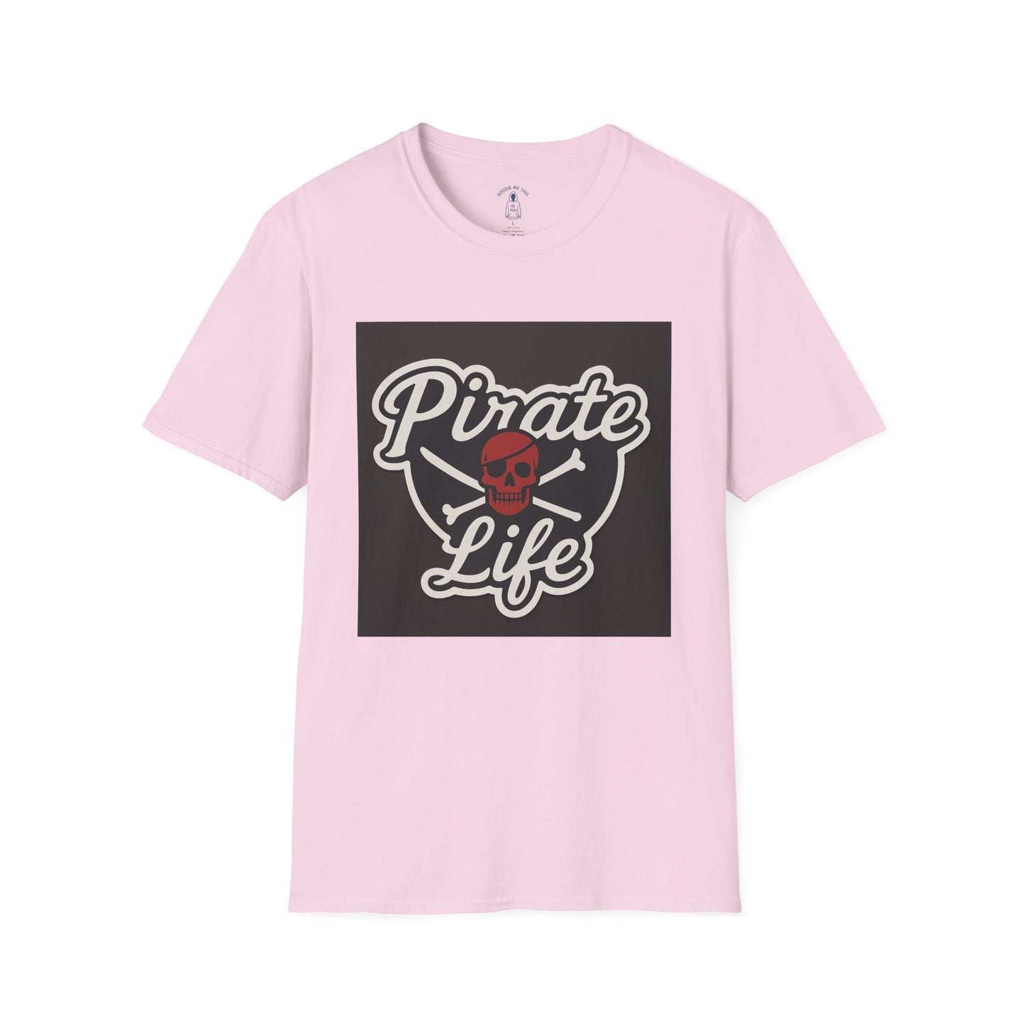 Red Skull Pirate Life - Unisex Softstyle T-Shirt