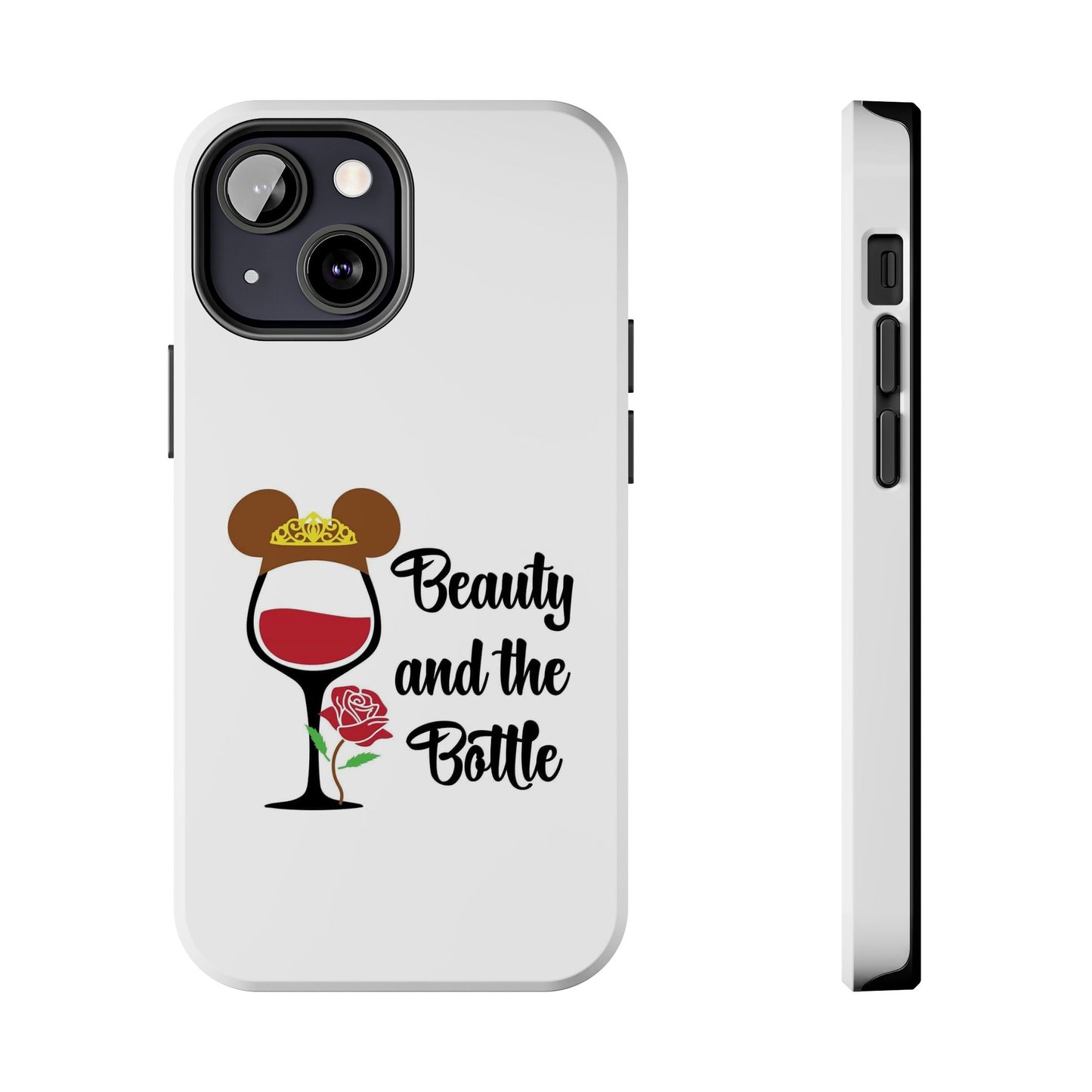 Beauty and the Bottle - Tough iPhone Cases - Choose your Size