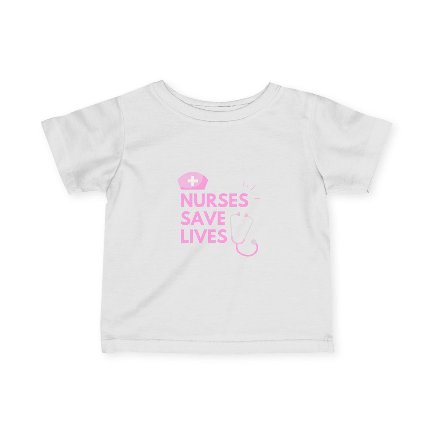 Nurses Save Lives - Infant Tee, Cute Baby Shirt, Nursery Decor