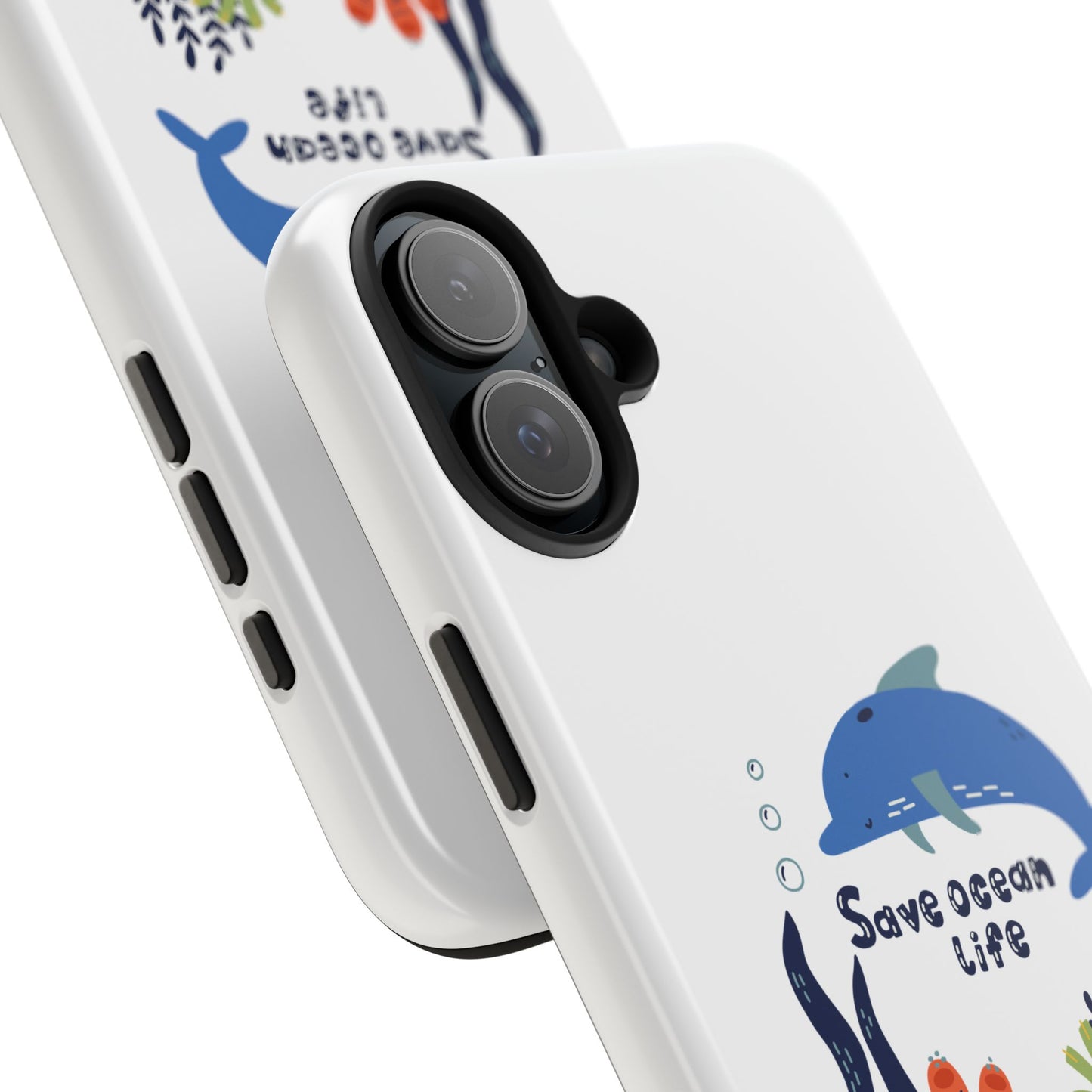 Save Ocean Life - Tough iPhone Cases - Choose your Size
