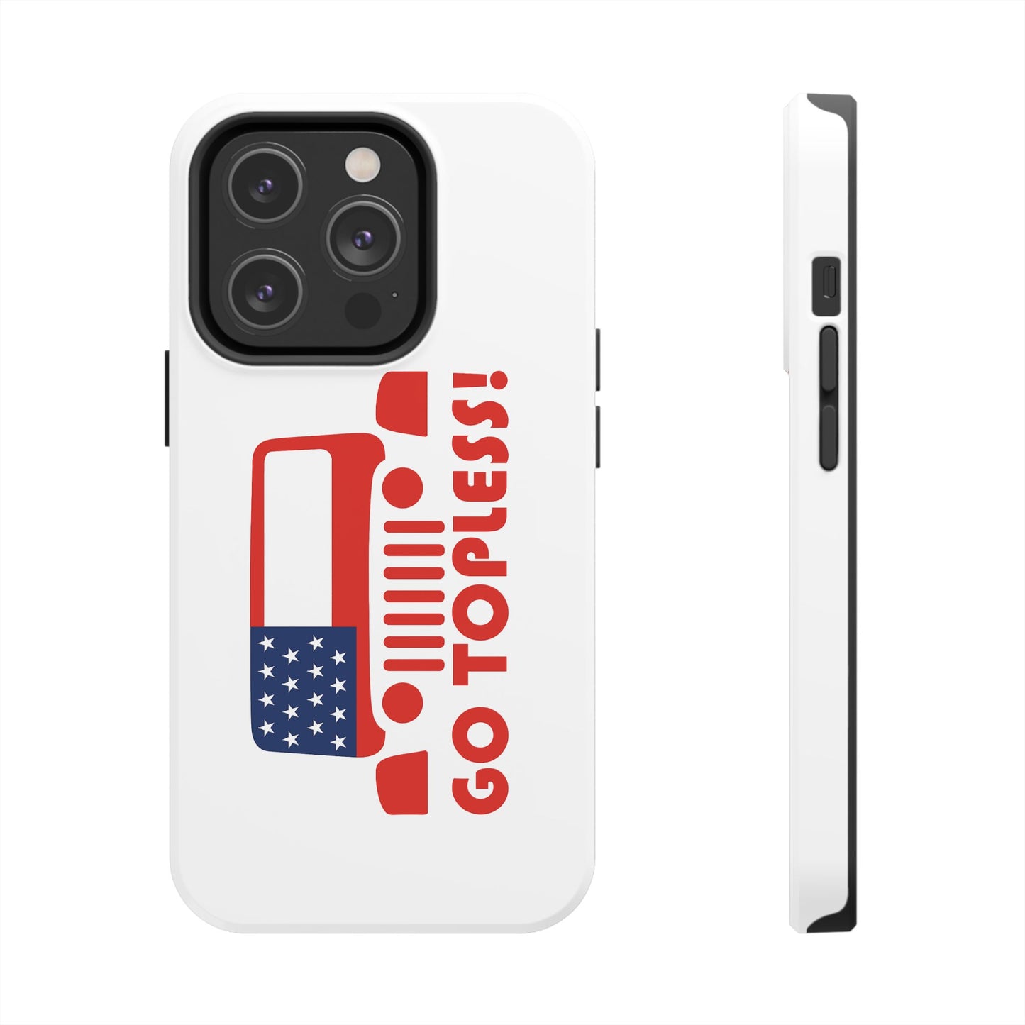 GO TOPLESS - Tough iPhone Cases - Choose your Size