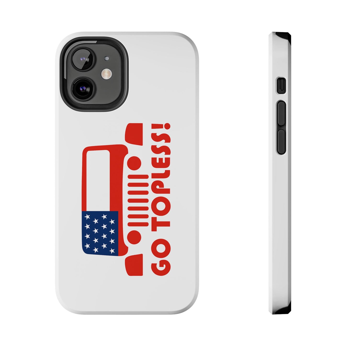 GO TOPLESS - Tough iPhone Cases - Choose your Size
