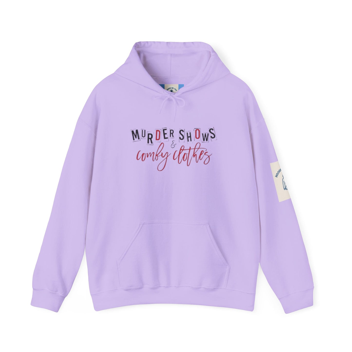 MURDER SHOWS & comfy clothes Hoodie- Unisex Heavy Blend™ Hooded Sweatshirt