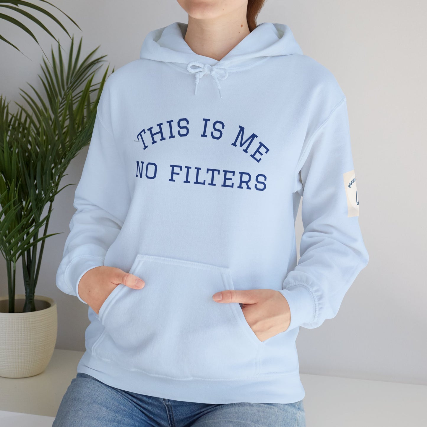 This is Me No Filters - Unisex Heavy Blend Hoodie - Cozy Gift, Casual Wear, Comfortable Sweatshirt, Everyday Style, Perfect for Teens