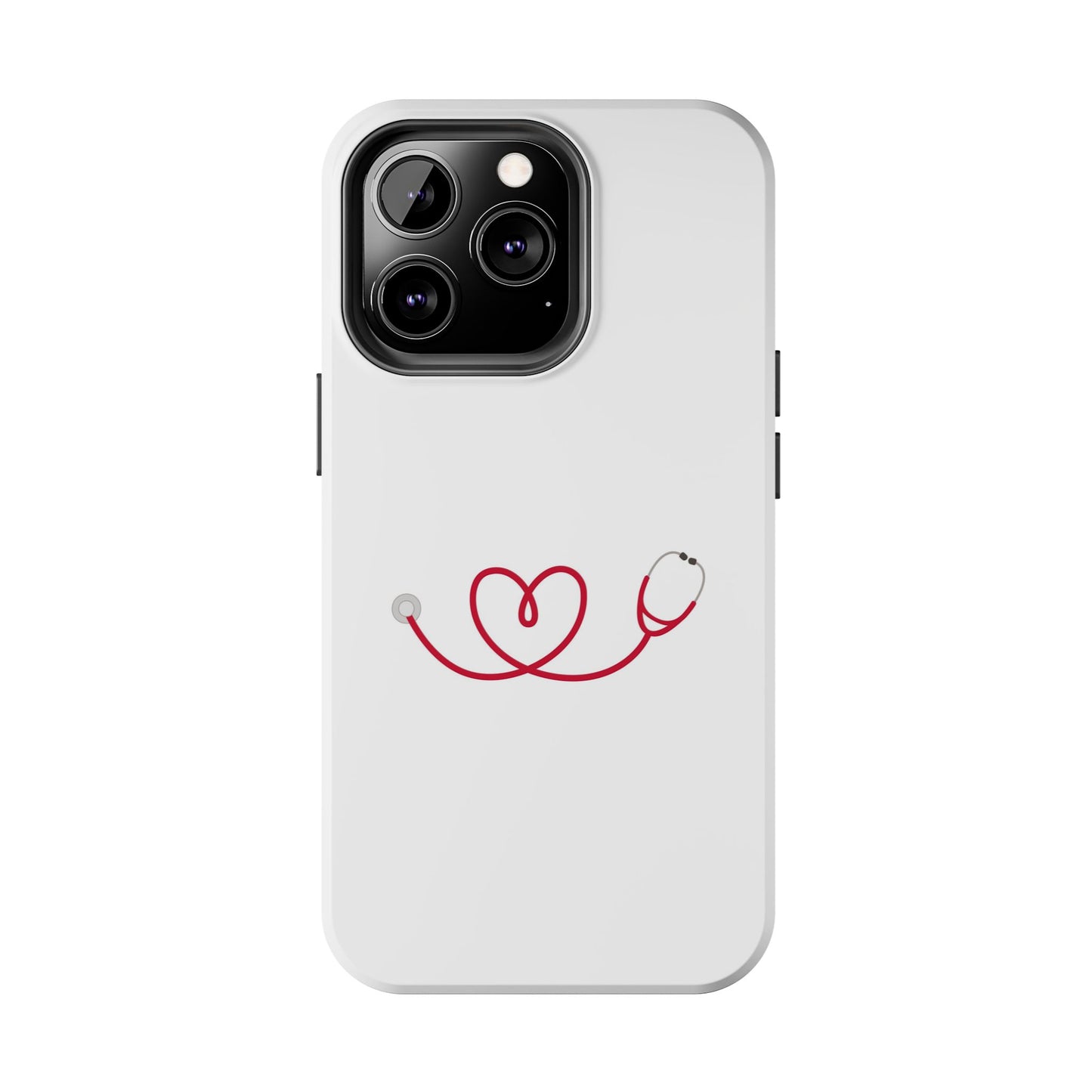 Stethoscope Heart - Tough iPhone Cases - Choose your Size