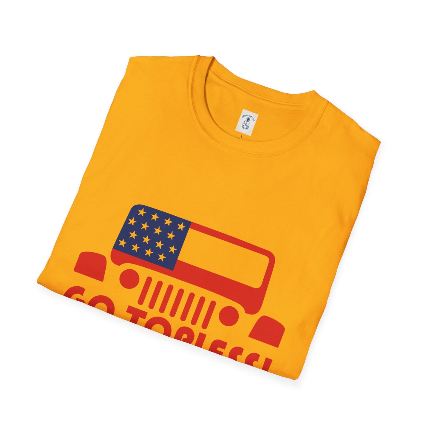 GO TOPLESS - Unisex Softstyle T-Shirt