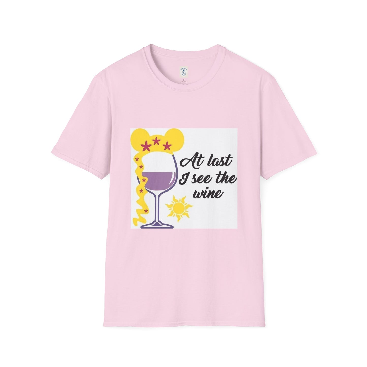At Last I See the Wine - Unisex Softstyle T-Shirt