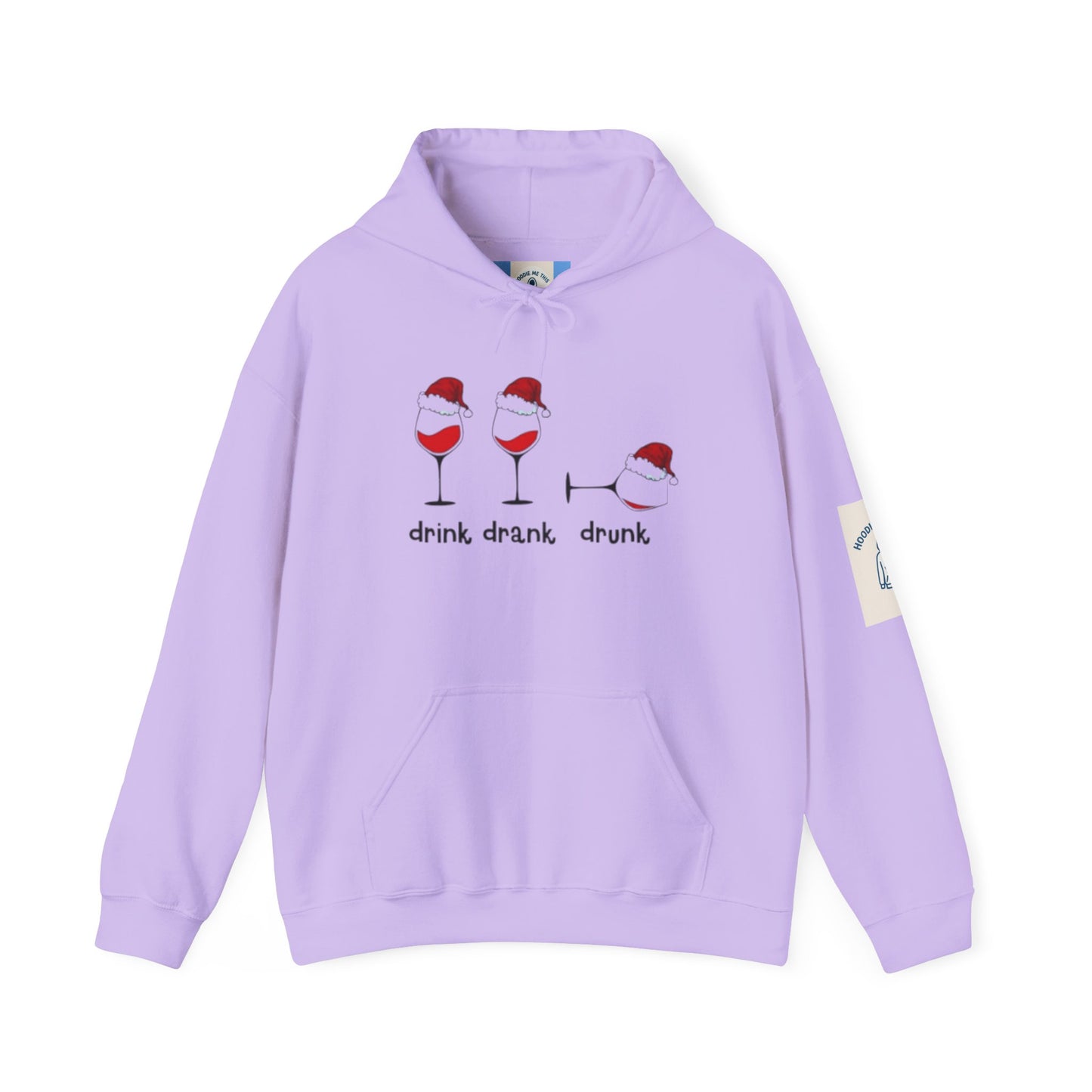 drink, drank, drunk Hoodie- Unisex Heavy Blend™ Hooded Sweatshirt