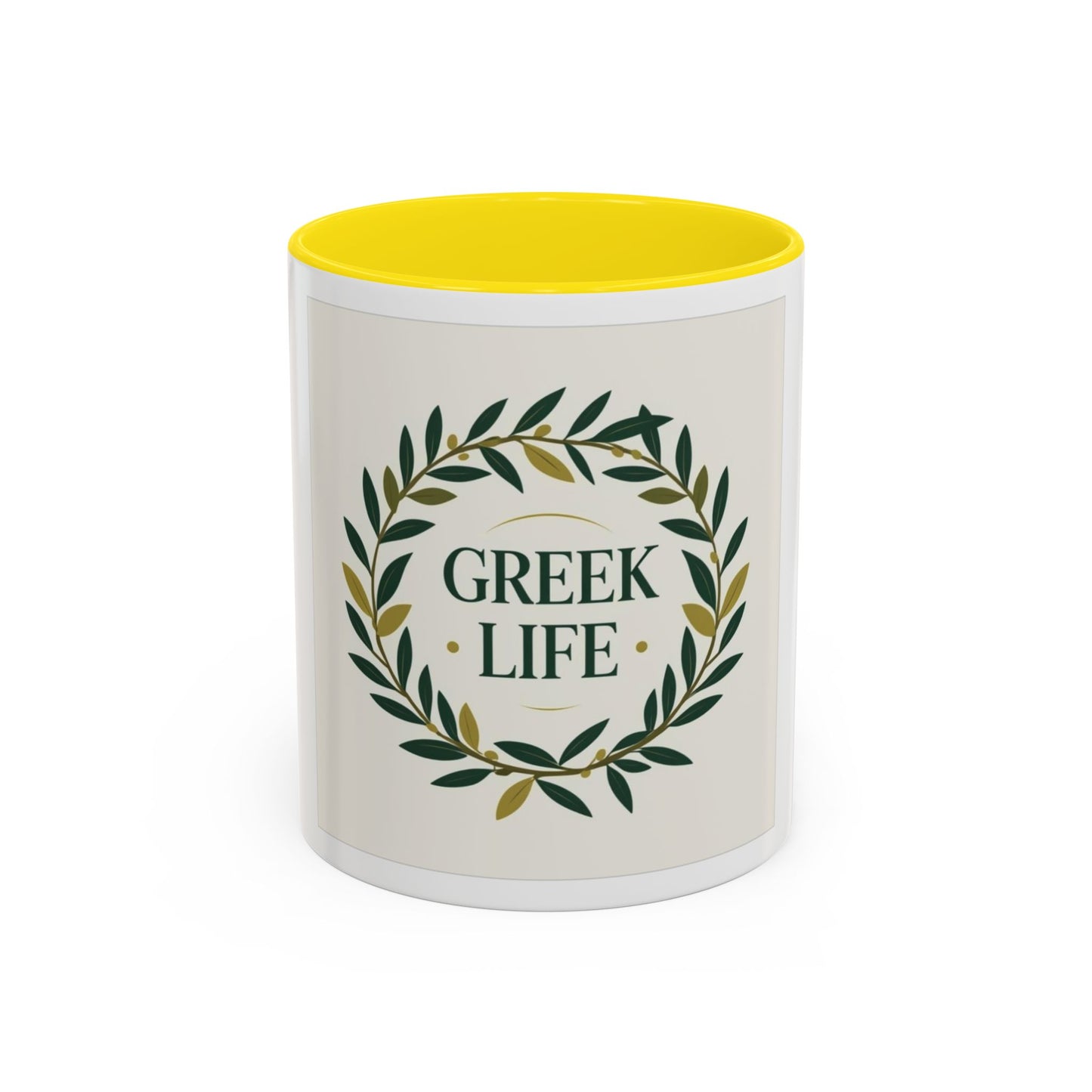 Greek Life Accent Coffee Mug | Perfect for Sororities, College Gifts, Friends, Graduations, Home Decor