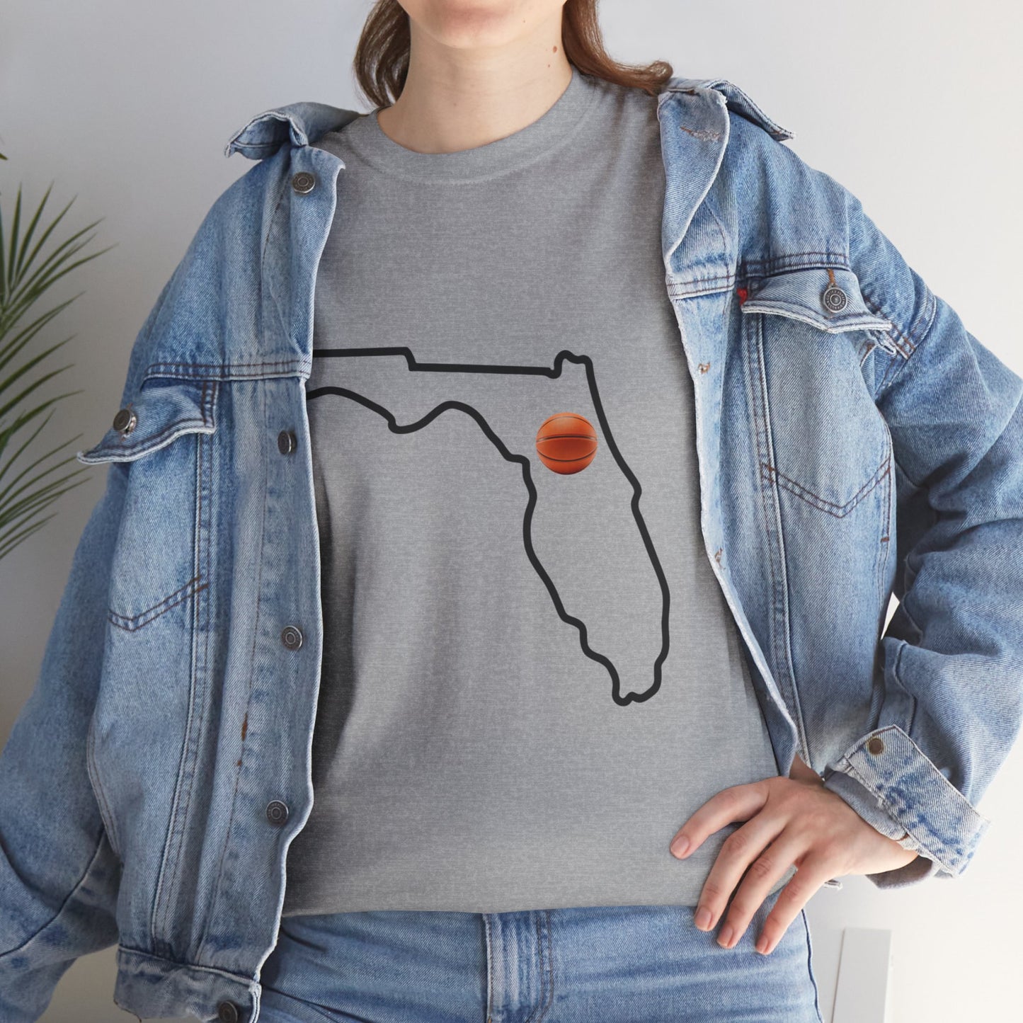 Florida Basketball Spirit - Unisex Heavy Cotton Tee