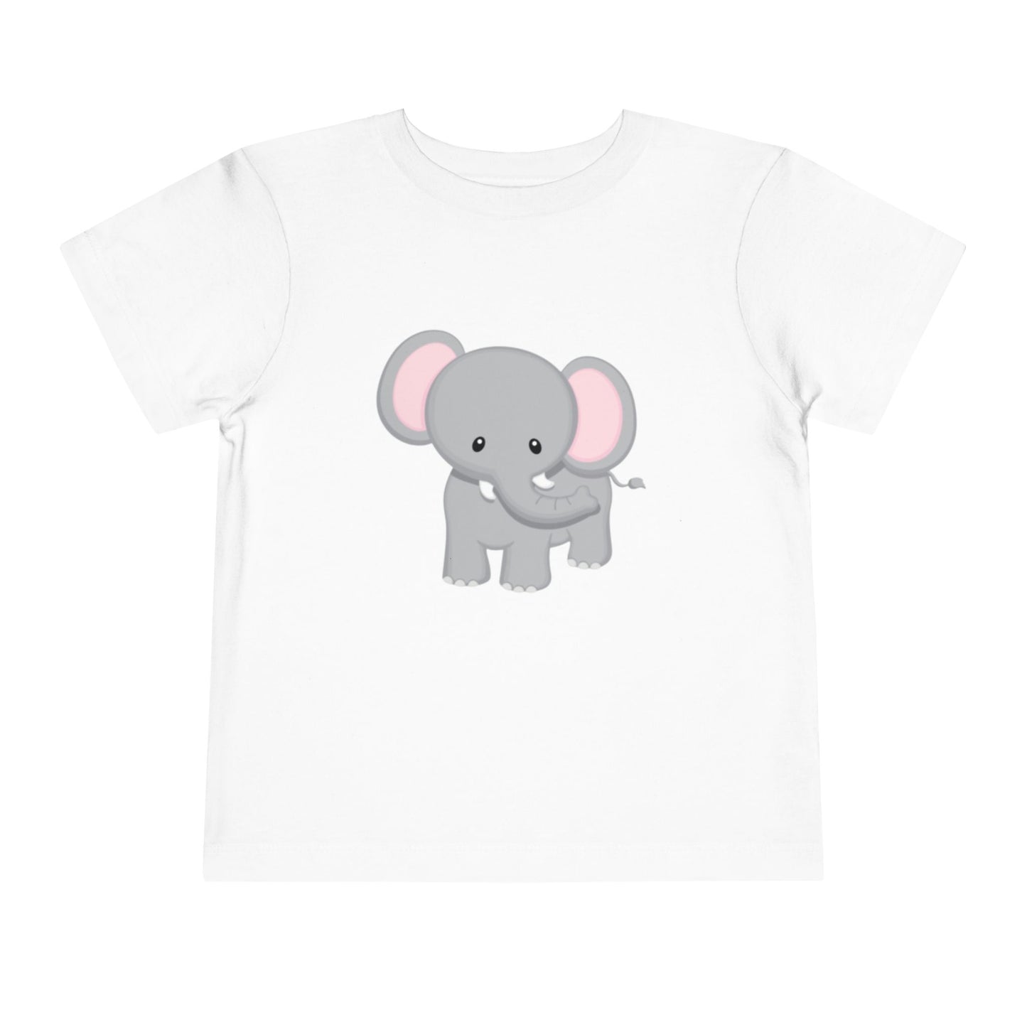 Baby Elephant - Short Sleeve Tee, Cute Kids Tee, Animal T-Shirt, Birthday Gift, Playtime Outfit, Baby Shower Gift