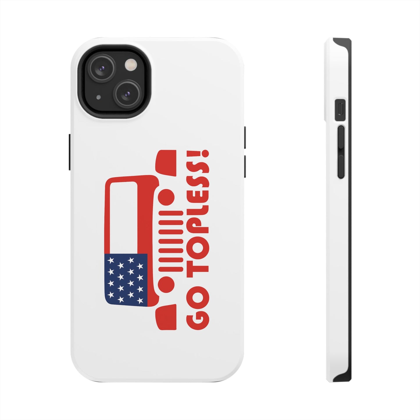 GO TOPLESS - Tough iPhone Cases - Choose your Size