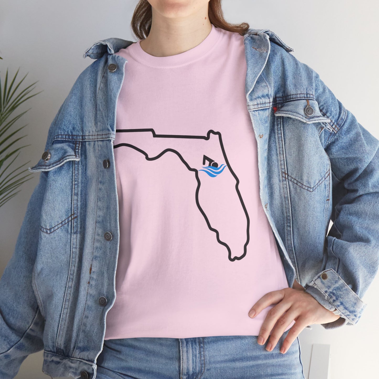 Florida Swimming Spirit - Unisex Heavy Cotton Tee
