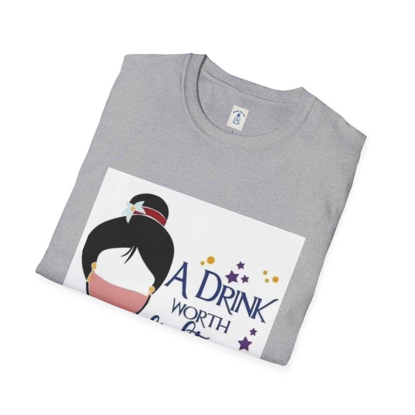 A Drink Worth Fighting For - Unisex Softstyle T-Shirt