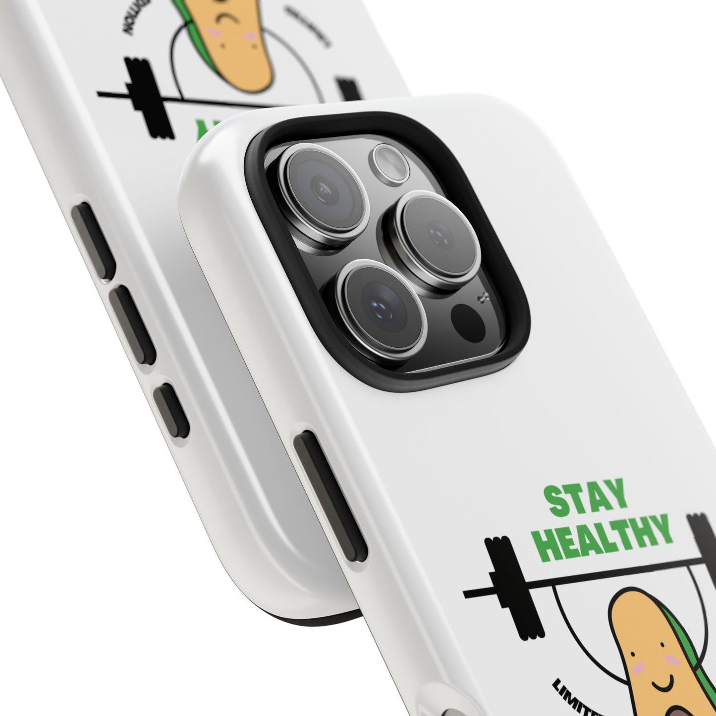 Stay Healthy Avocado - Tough iPhone Cases - Choose your Size