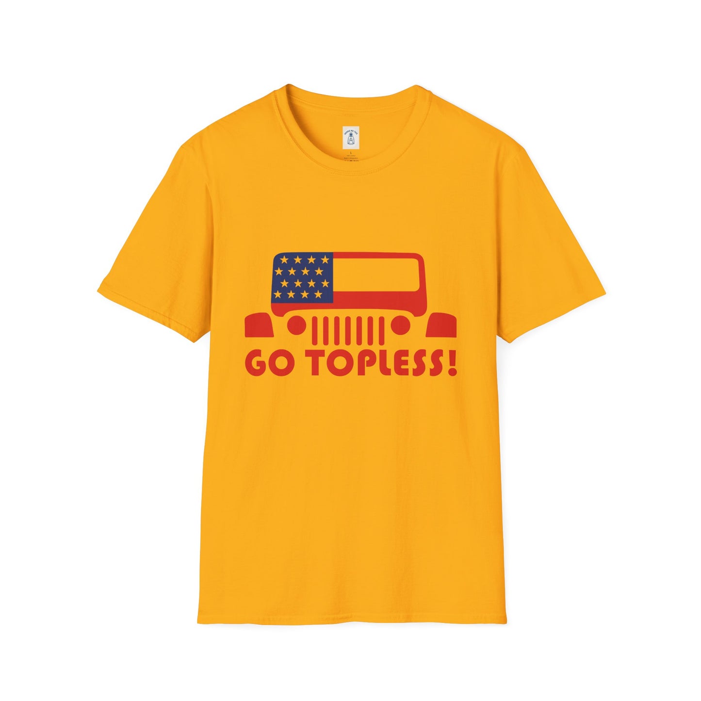GO TOPLESS - Unisex Softstyle T-Shirt