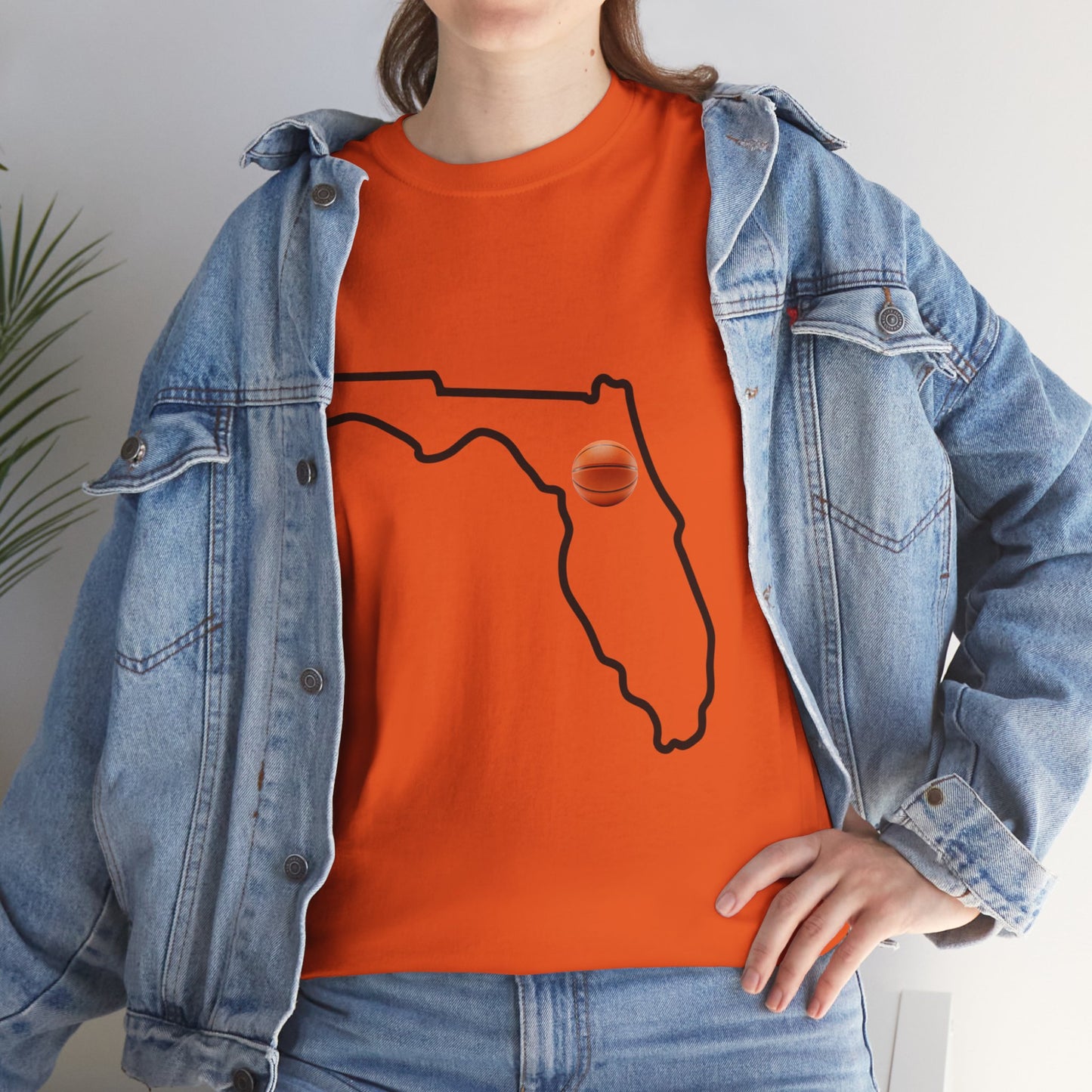 Florida Basketball Spirit - Unisex Heavy Cotton Tee