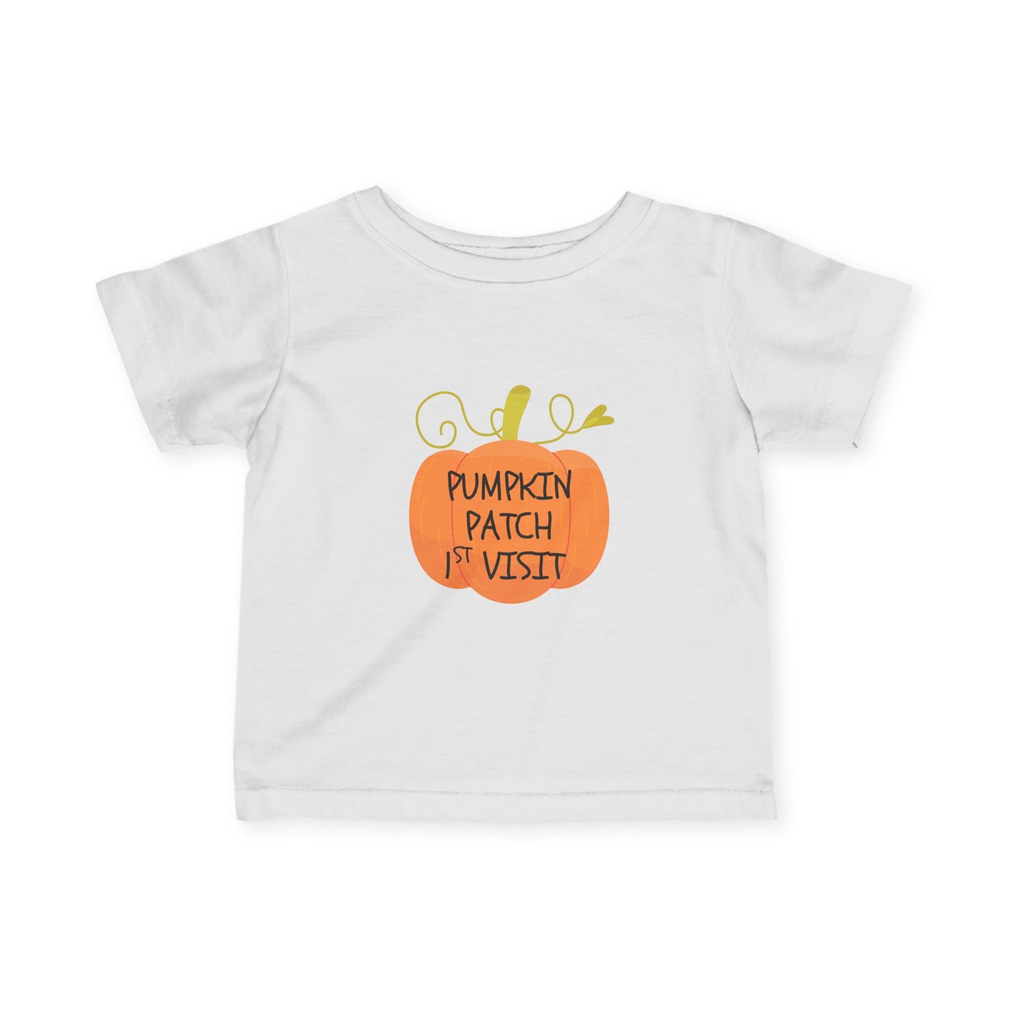Pumpkin Patch 1st Visit - Infant Tee, Cute Baby Shirt, Toddler Graphics, Baby Shower Gift, Nursery Decor