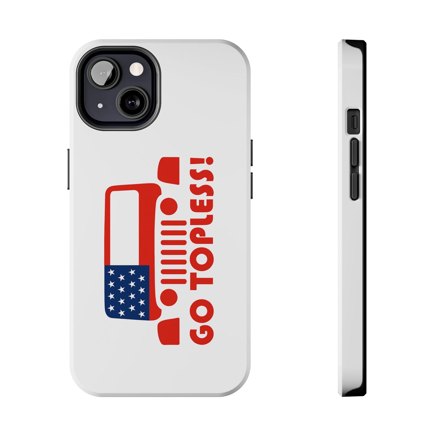 GO TOPLESS - Tough iPhone Cases - Choose your Size