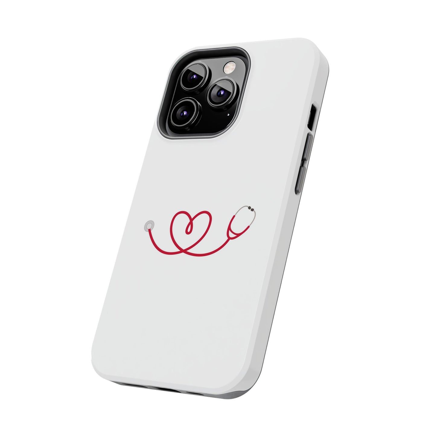 Stethoscope Heart - Tough iPhone Cases - Choose your Size