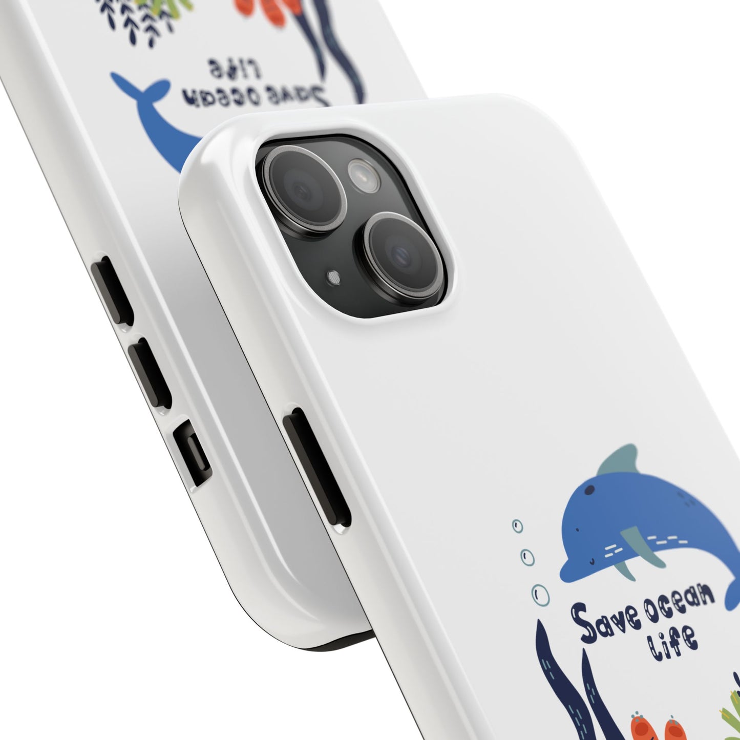 Save Ocean Life - Tough iPhone Cases - Choose your Size