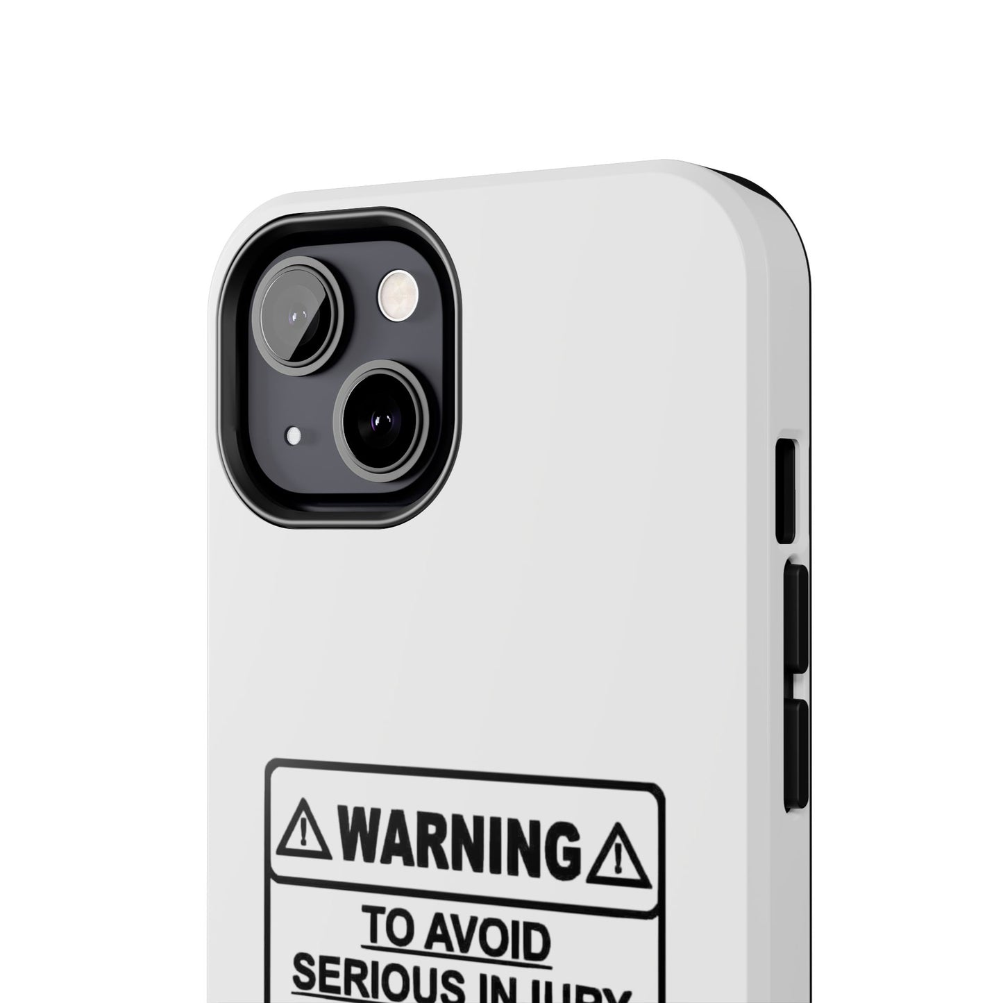 WARNING TO AVOID SERIOUS INJURY DON’T TELL MEMHOW TO DO MY JOB - Tough iPhone Cases - Choose your Size