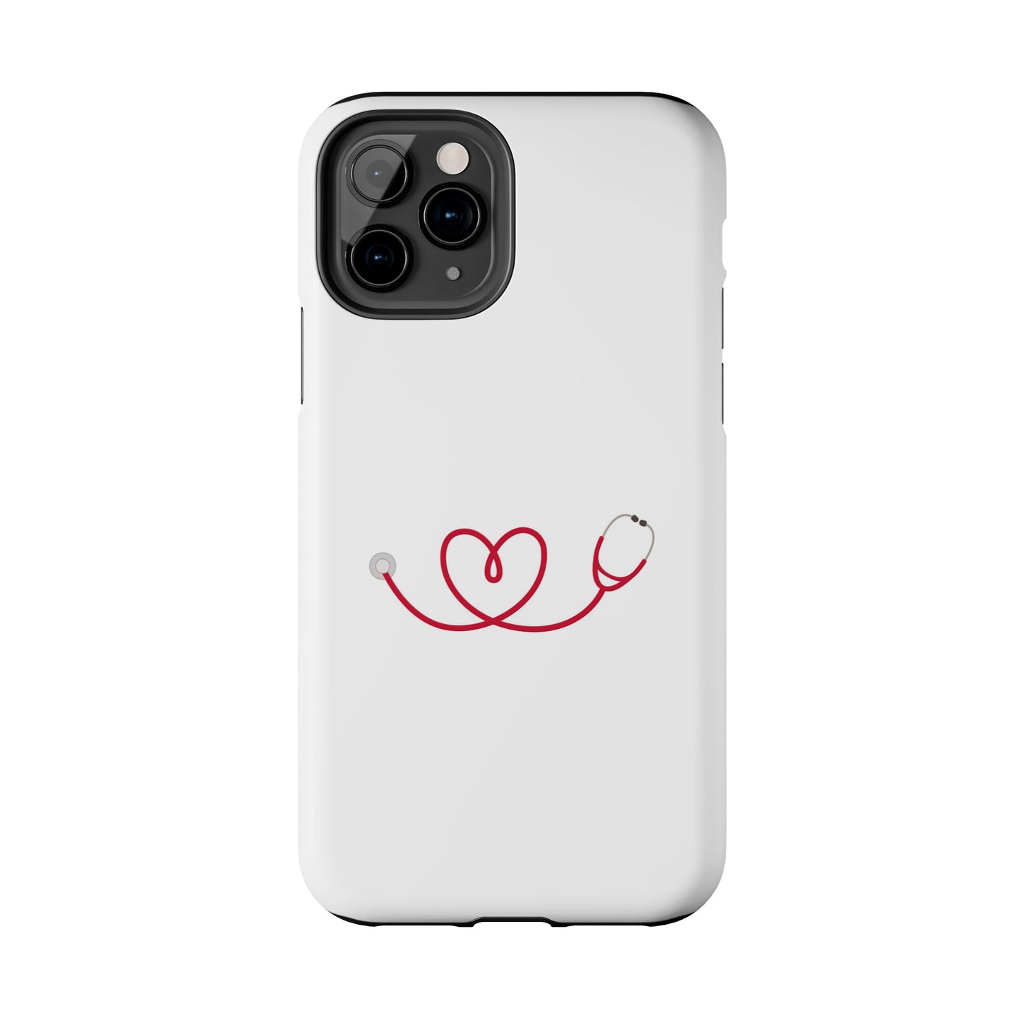 Stethoscope Heart - Tough iPhone Cases - Choose your Size