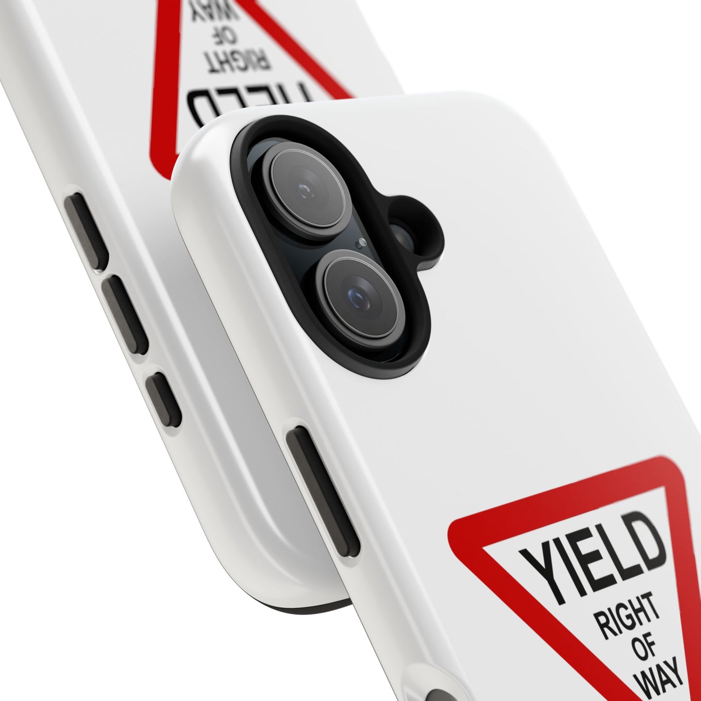 YIELD Right of Way - Tough iPhone Cases - Choose your Size