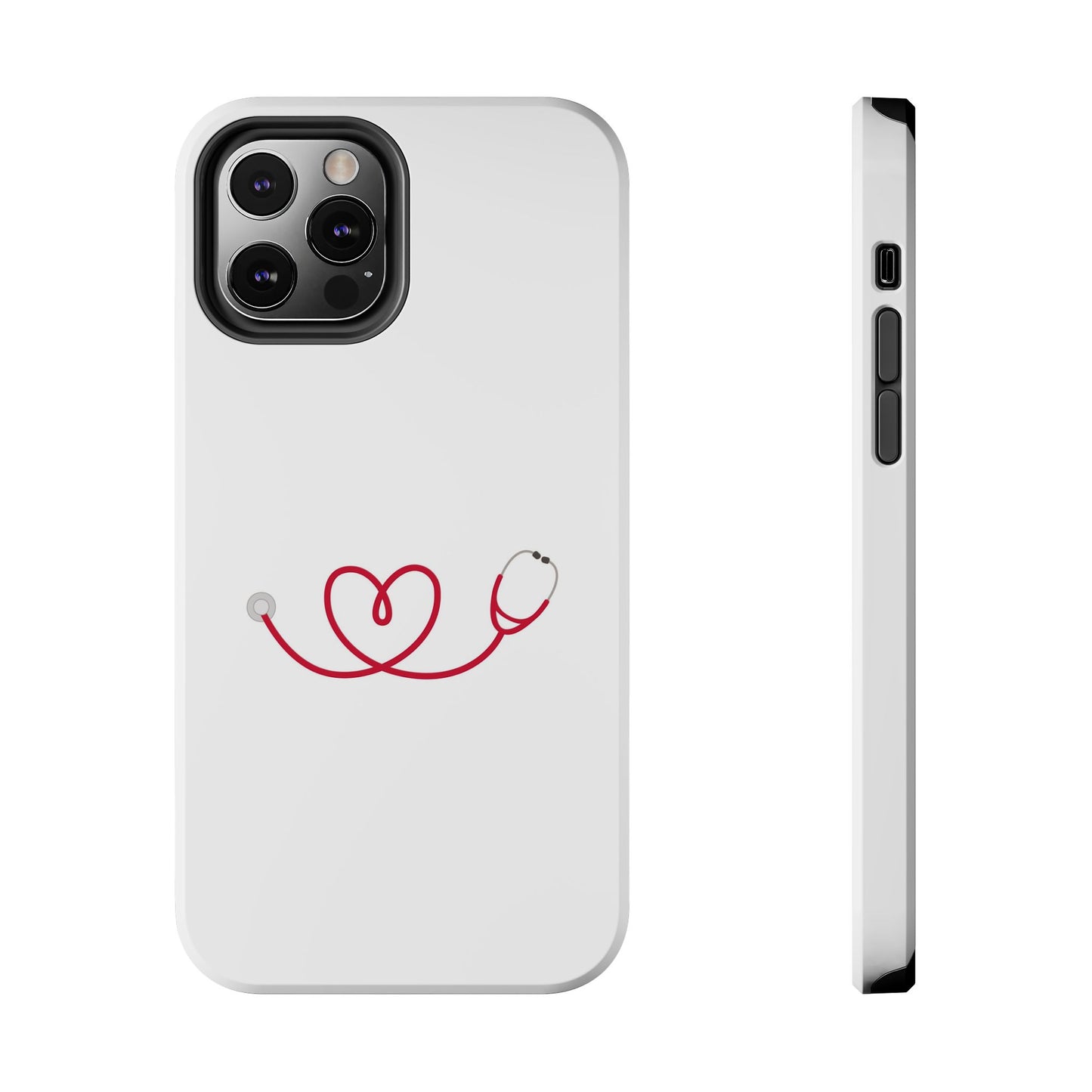 Stethoscope Heart - Tough iPhone Cases - Choose your Size