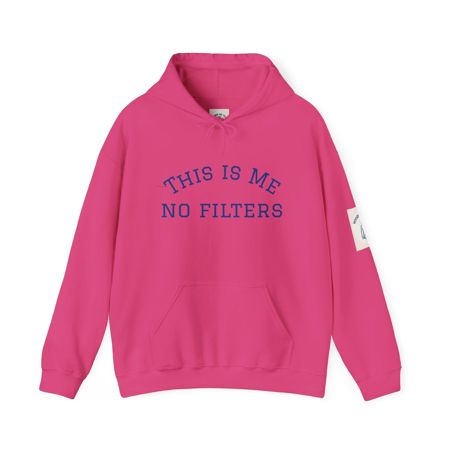 This is Me No Filters - Unisex Heavy Blend Hoodie - Cozy Gift, Casual Wear, Comfortable Sweatshirt, Everyday Style, Perfect for Teens