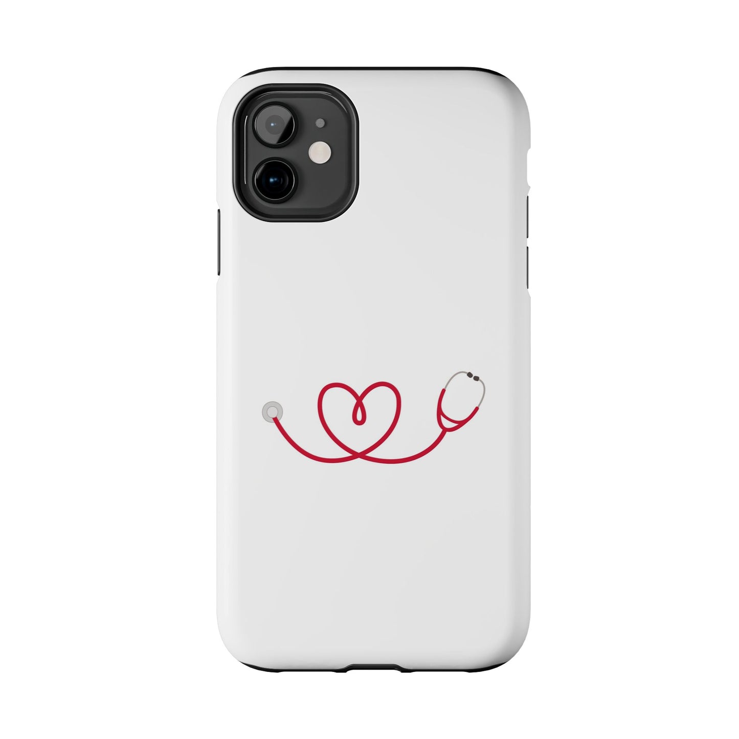 Stethoscope Heart - Tough iPhone Cases - Choose your Size
