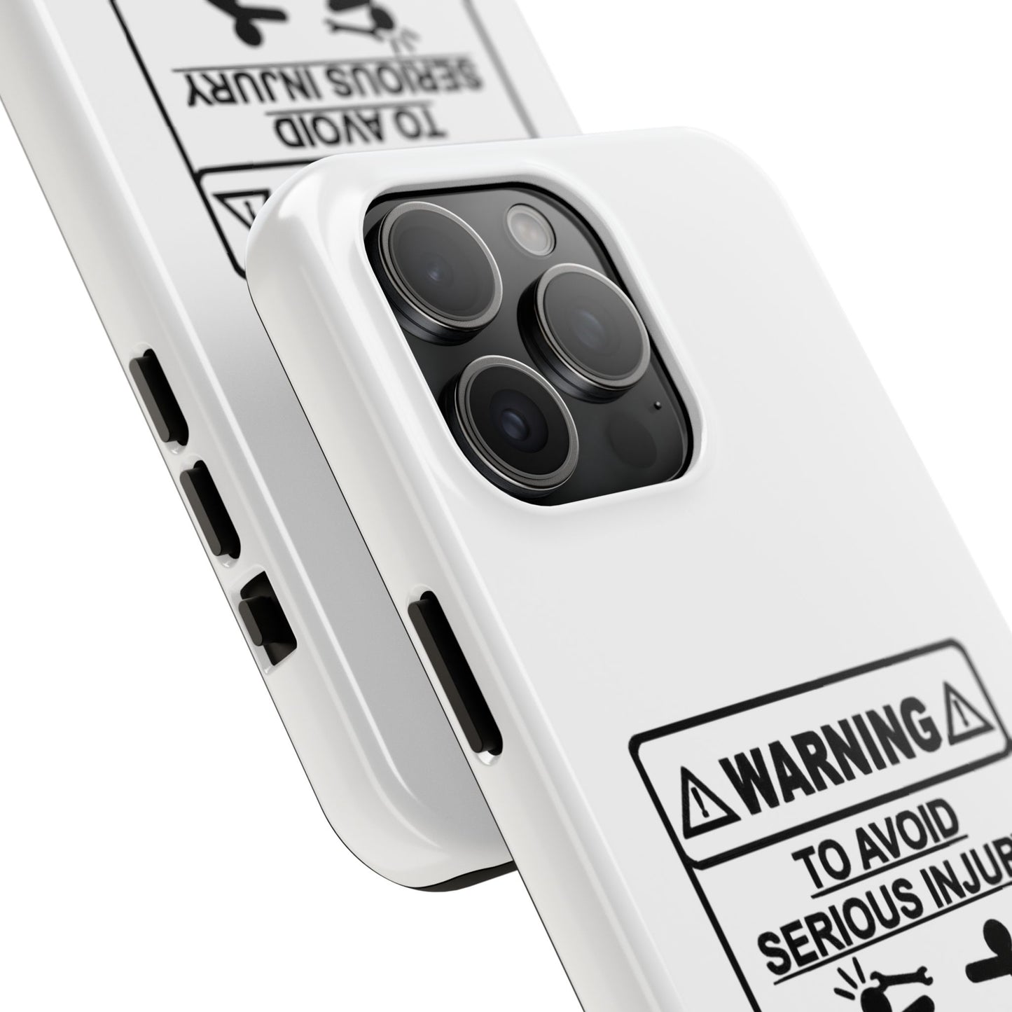 WARNING TO AVOID SERIOUS INJURY DON’T TELL MEMHOW TO DO MY JOB - Tough iPhone Cases - Choose your Size