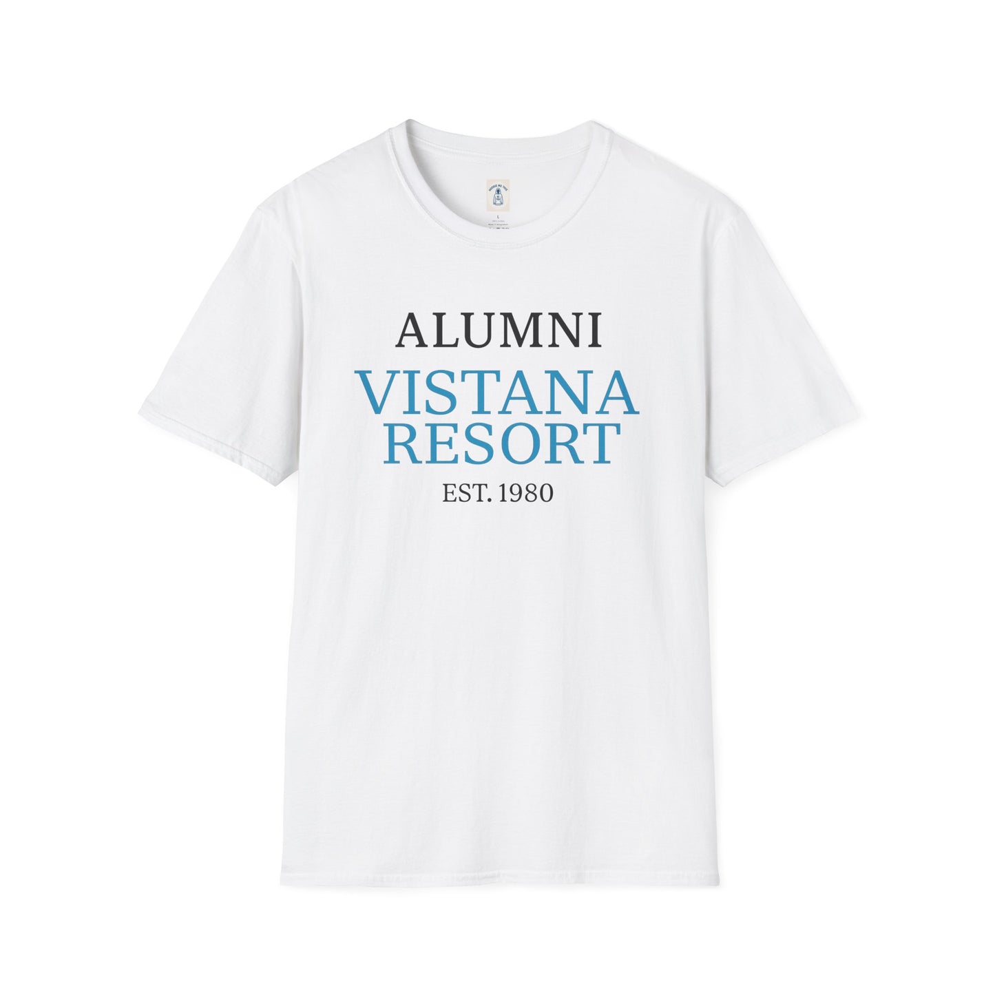 ALUMNI VISTANA RESORT EST. 1980 - Unisex Softstyle T-Shirt, Celebrate your Memory of the Best Place to Work!