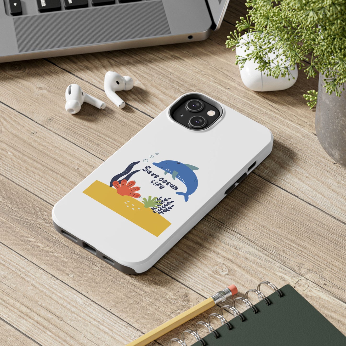 Save Ocean Life - Tough iPhone Cases - Choose your Size