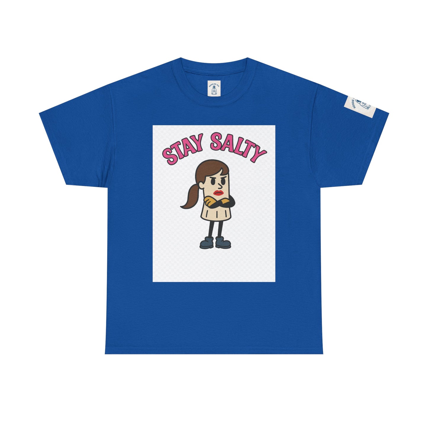 STAY SALTY! - Unisex Heavy Cotton Tee, Vintage Style Tee, Casual Wear, Summer Essentials, Gift for Florida Lovers