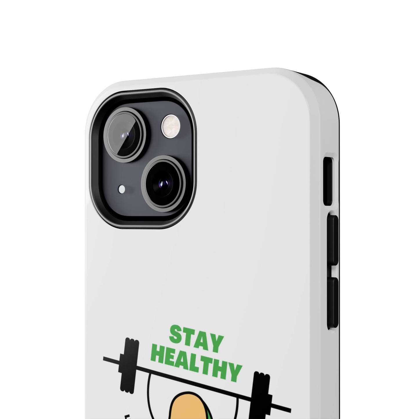 Stay Healthy Avocado - Tough iPhone Cases - Choose your Size