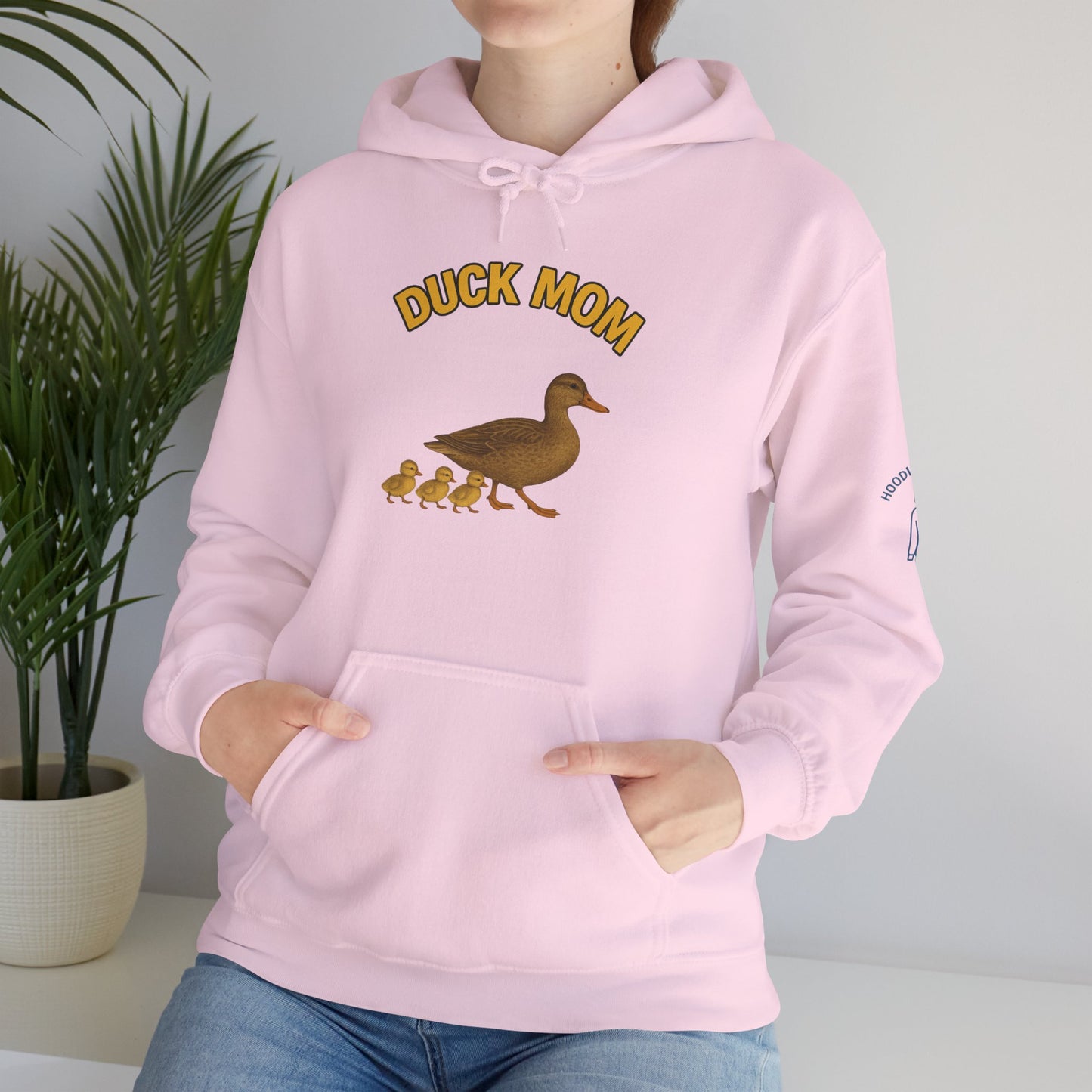 DUCK MOM - Unisex Heavy Blend Hooded Sweatshirt. Stay Warm while Feeding and watching your Ducks!  [...]
