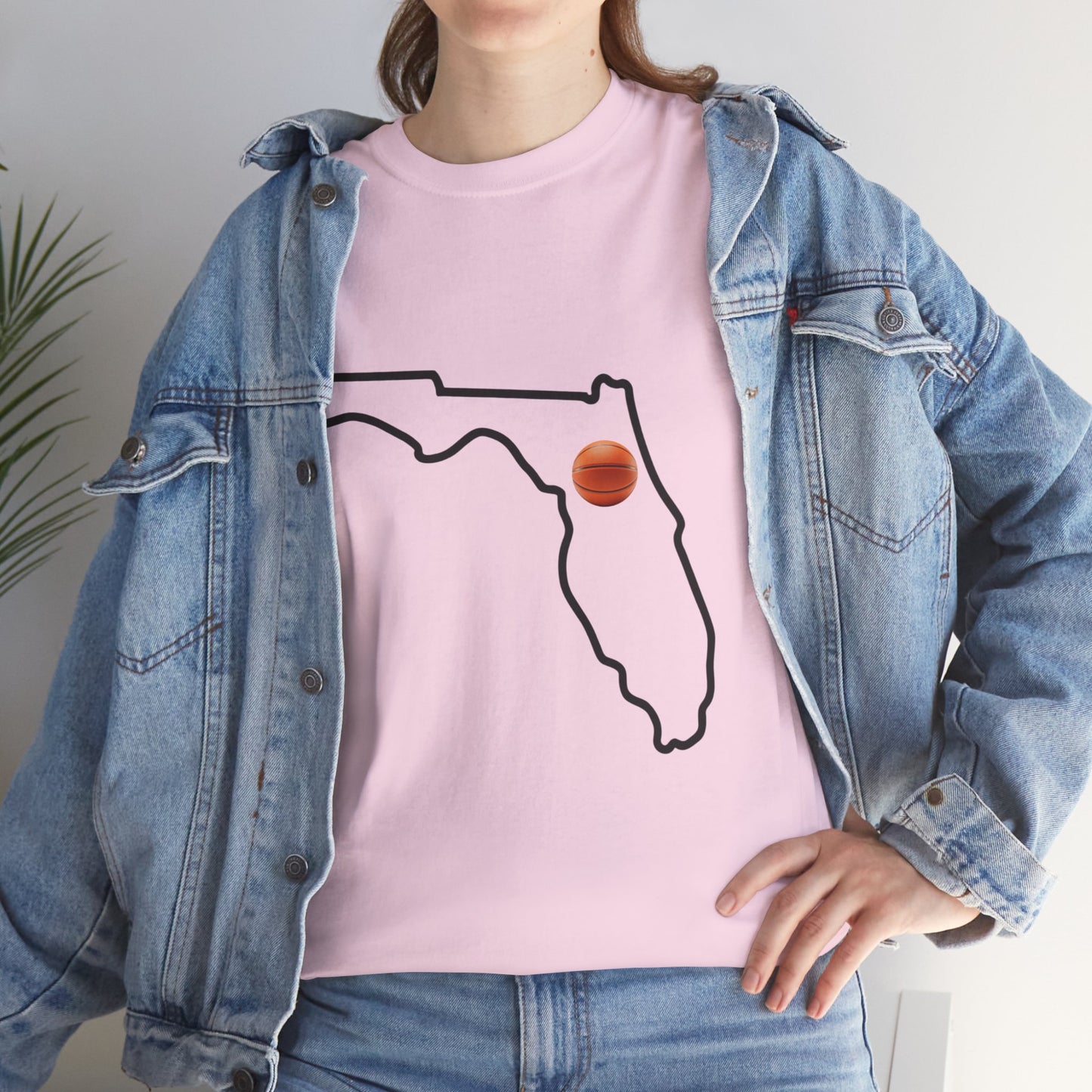 Florida Basketball Spirit - Unisex Heavy Cotton Tee