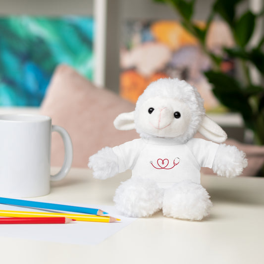 Adorable Stethoscope Heart - Stuffed Animal, Gift for Nurses, Cuddle Toy, Cute Plush Bear, Nurse Appreciation